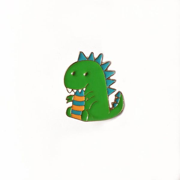 

pins, brooches fashion enamel brooch pin dinosaur for women pins backpacks hat clothes lapel badge jewelry gift, Gray