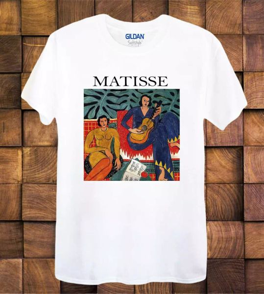

matisse painting t shirt art t shirt vintage ladies / tee 794, White;black