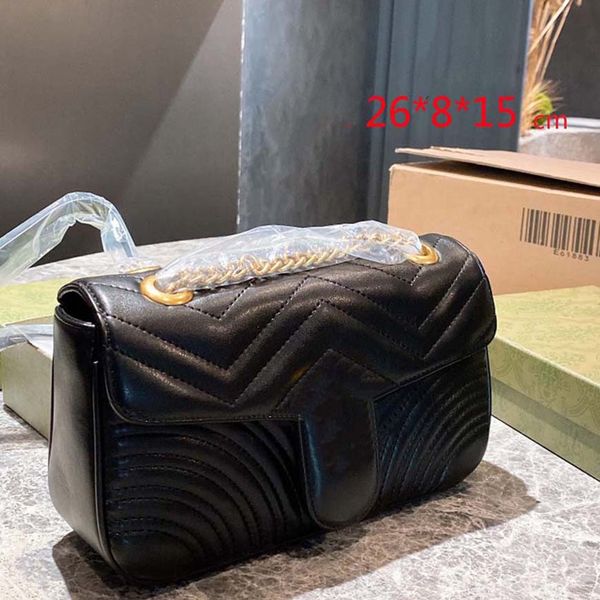 

classic luxurys designers fashion womens shoulder bags letter handbag ladies purse chains cross body clutch camera handbags 006