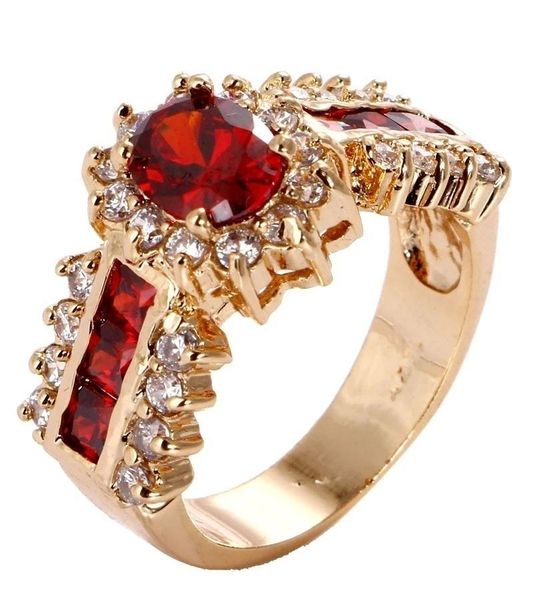 

fashion women rings wedding crystal cubic charms bridal engagement for woman girls jewelry, Slivery;golden