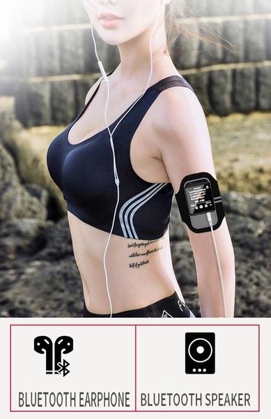 

& mp4 players original m5 sport bluetooth mp3 player 16gb 8gb clip mini full touch screen support fm,recording,,clock,pedometer