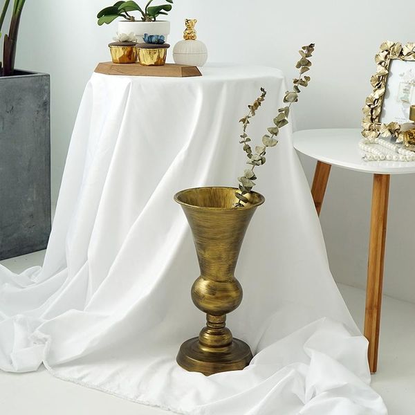 

other bakeware uropean vintage style vases black gold home decor 33*11cm party supplier dried flower vase suit arranging vessel