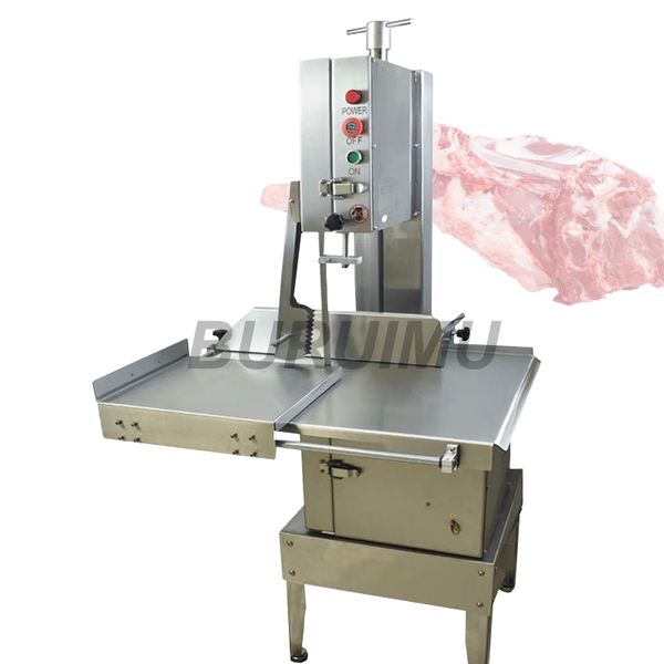 220V Haushalt Elektrische Fisch Säge Knochen Maschine Kommerziellen Schneiden Trotter Hersteller Desktop Cutter Fleisch Rindfleisch Maker