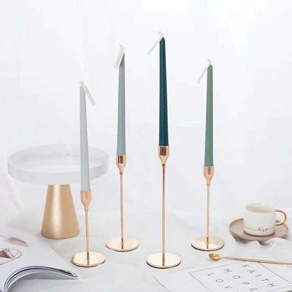 

nordic european style long candle wedding banquet smokeless fragrance romantic christmas year decoration family restaurant candles