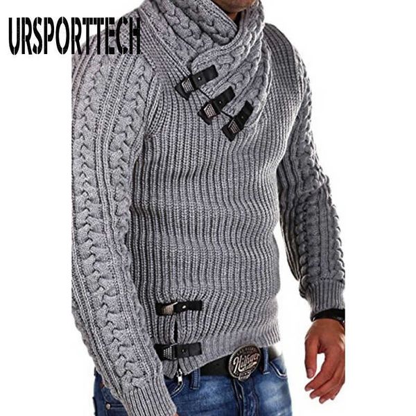 

autumn casual mens sweaters thick warm turtleneck solid color pullover jumpers male oversized size slim fit sweaters pull homme 210528, White;black