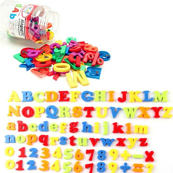 

78PCS gift Learning Toy Fridge Magnetic Alphabet Letters Magnets Xmas Numbers