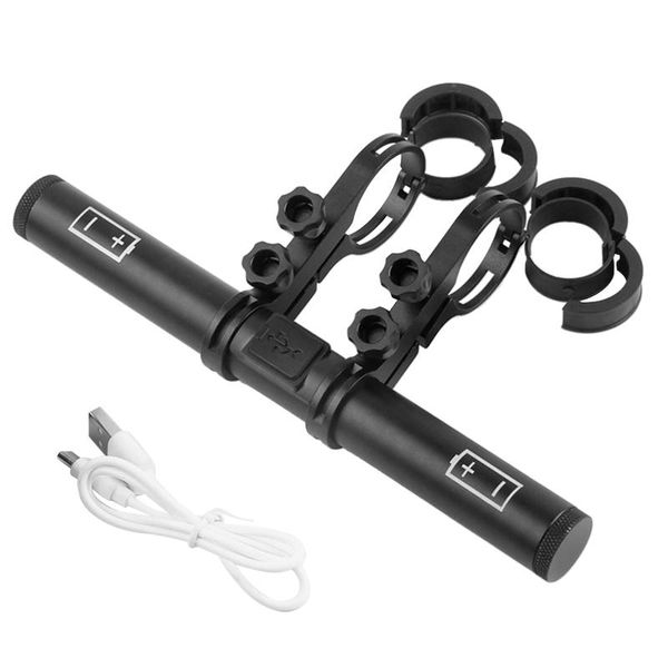 

bike handlebars &components universal bicycle handlebar extended brcket usb charging power bank front light mount bar holder mtb road access