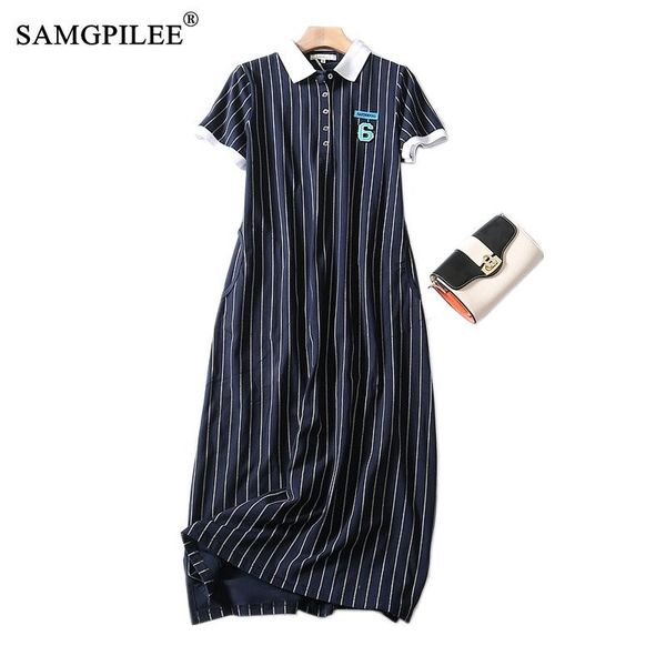 

maxi dresses for women plus size dress print polo vestido casual straight female pockets cotton elegant summer clothes for women, Black;gray