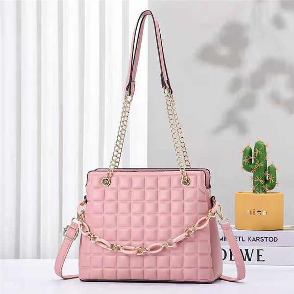 

designer purses women shoulder bag 2021new fashion handbags large pocket tote bags messenger crossbody handbag pu leather lattice purse lady