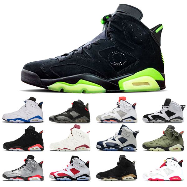 

original basketball shoes 6s for man oreo alternate angry bull black cat carmine hare infrared marron olympic tinker comfortable flat shoe s