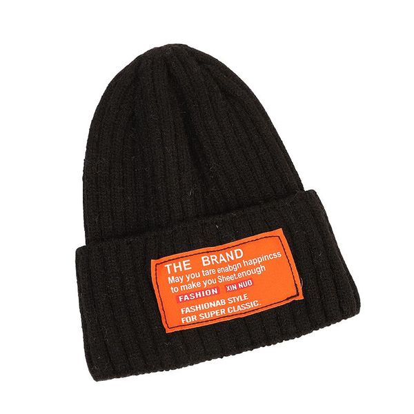 

beanies warm fluffy ball knit hat autumn and winter trend of women's with curled edge