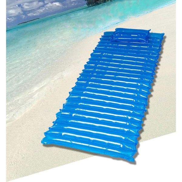 

outdoor pads sleeping pad mattress ultralight air mat with pillow moisture-proof inflatable tent camping bed 05