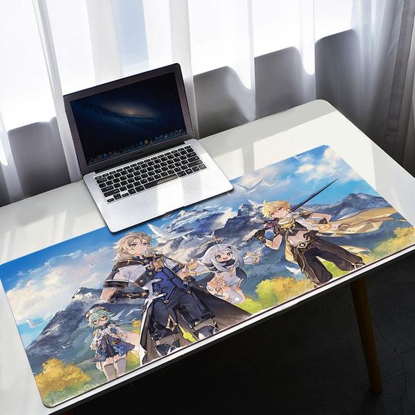 

mouse pads & wrist rests carpet pad pc gaming large deskpad mats gamer desk anime gamers accessories mat speed kawaii xxl genshin