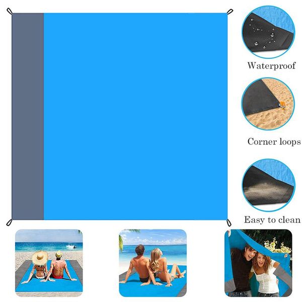 

outdoor pads waterproof camping mat beach blanket portable lightweight mattress picknic tourism floor folding tent