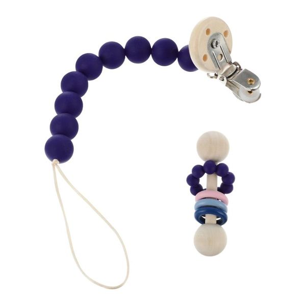 

pacifiers# 1 set pacifier chain and rattle baby teething toys nursing
