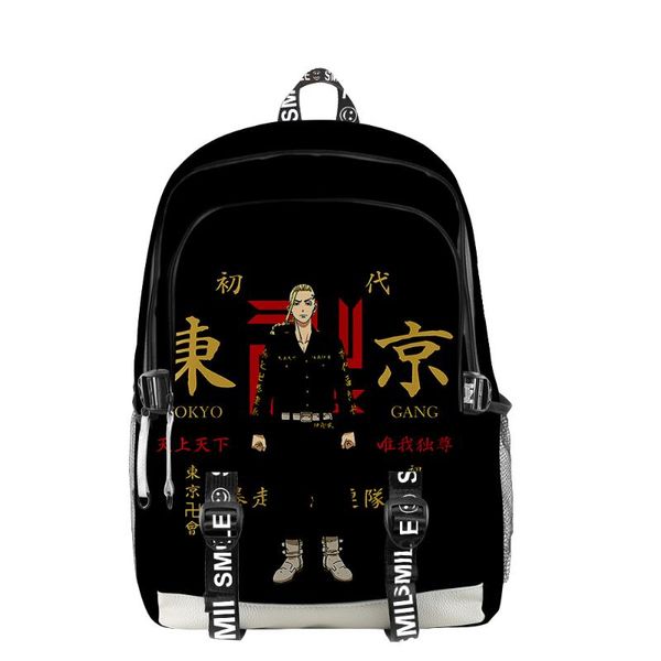

backpack 2021 3d tokyo revengers mikey men women oxford school bag hip hop style teenager girl child travel