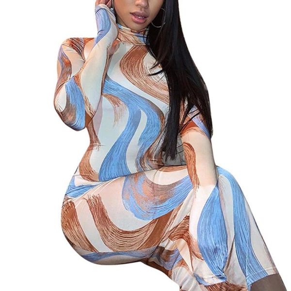 

casual dresses women's autumn bag hip dress fashion stand-up collar printed temperament slim long sleeved 2021 woman nightclub, Black;gray