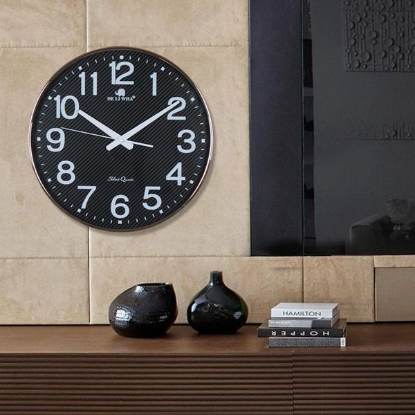 

wall clocks black and white simple fashion modern digital clock practical living room bedroom home improvement
