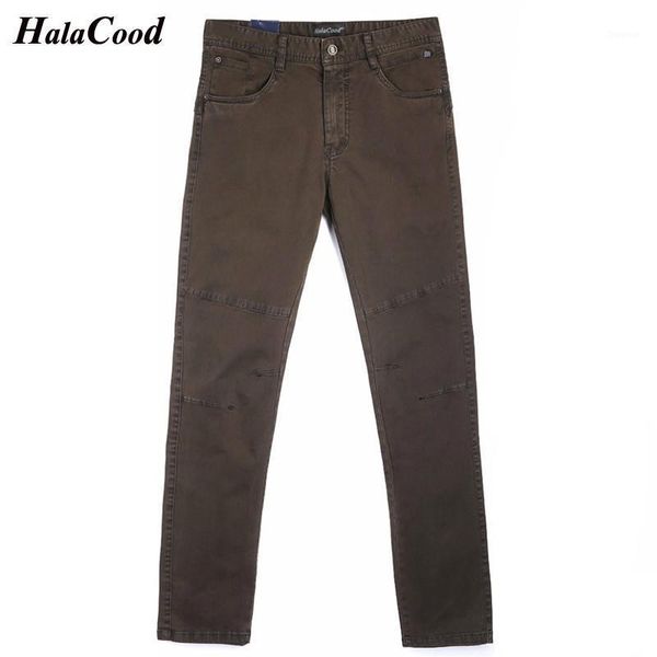 

men's autumn winter thickened loose straight casual pants urban simple business trousers cotton texture stretch foot, Black