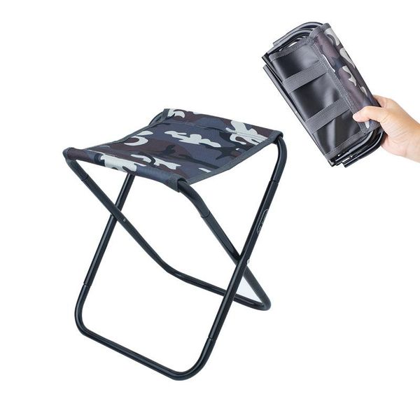 

outdoor folding stool 7075 aluminum fishing chair portable travel beach small train camp furniture