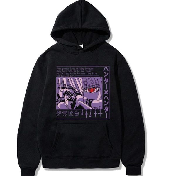 

women's hoodies & sweatshirts 2021 men's cool lapika long sleeve hoodie printed sweatshirt men/women casual harajuku pullover fall, Black