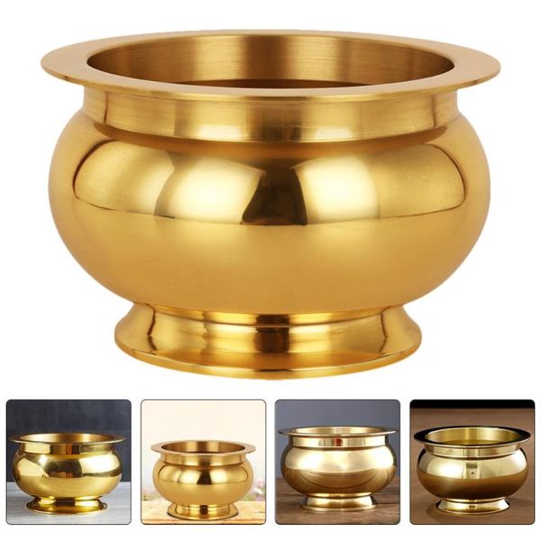 

1pc practical incense burner copper censer holder religious fragrance lamps