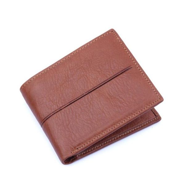 

wallets 2021 fashion stitching leather wallet men short purse clutch male casual soft handbag card holder coin carteira, Red;black