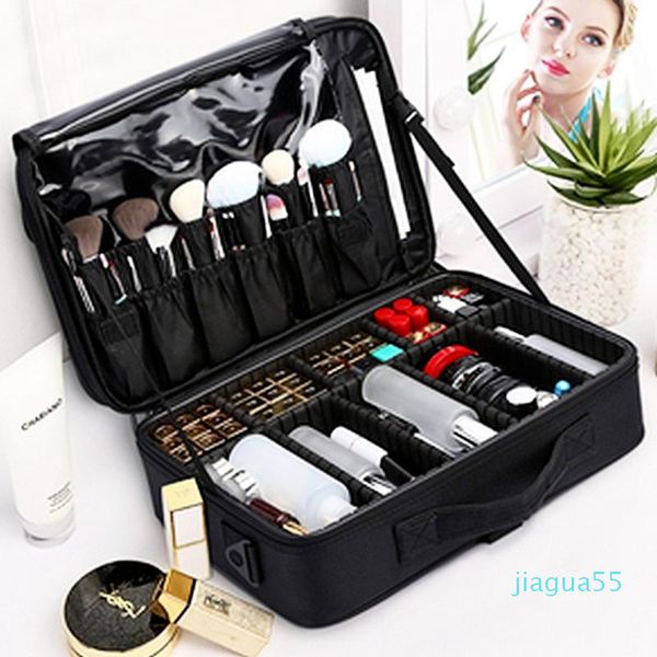 

cosmetic bags & cases ladies bag storage partition handbag, portable multi-function case with makeup nail