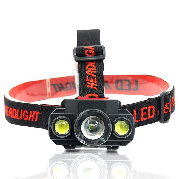 

headlamps rechargeable sensor led headlamp zoom fishing torch outdoor super bright waterproof camping hunting head lamps