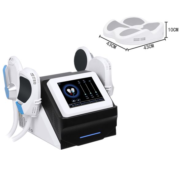 

4 handles hiemt emslim hiit rf ems muscle building body slimming fat removal machine with 2 years warranty