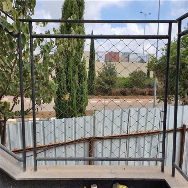 

fencing, trellis & gates home decor ferruled inox wire rope mesh /stairs balustrade infill panel/anti fall safety protect