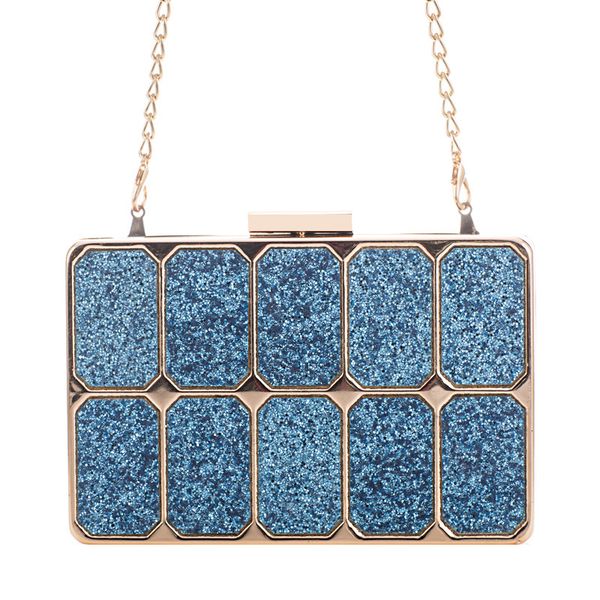 

fashion evening bag 2021 handbag women's trend sequin large capacity clip banquet