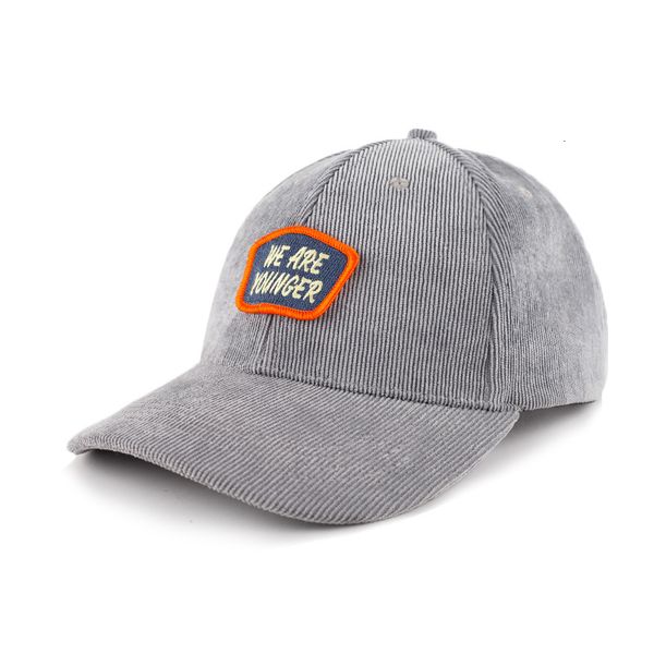 

caps fashion cap 2021 baseball with corduroy embroidered on cloth, Blue;gray