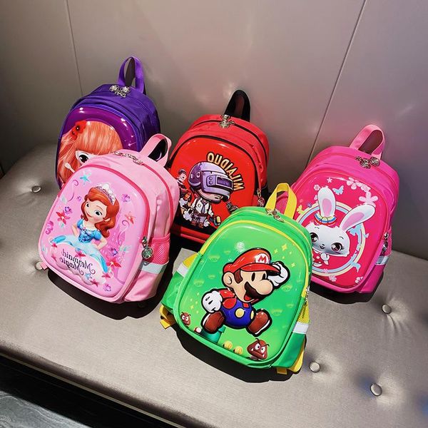 

backpack kindergarten school bag year class children's tide big old anti-lost baby 1-3-5 cute boy small girl sxtik