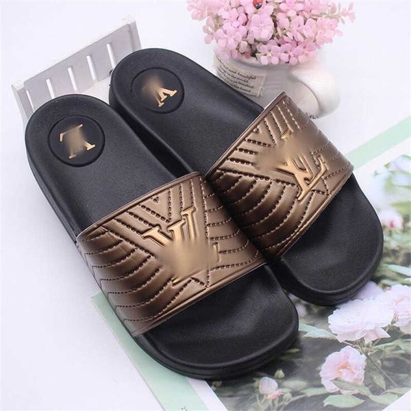 

2021 designer woman slippers gg&#13slipper gear bottoms flip flops women luxury sandals fashion causal gglvlouisvitton&#13, Black
