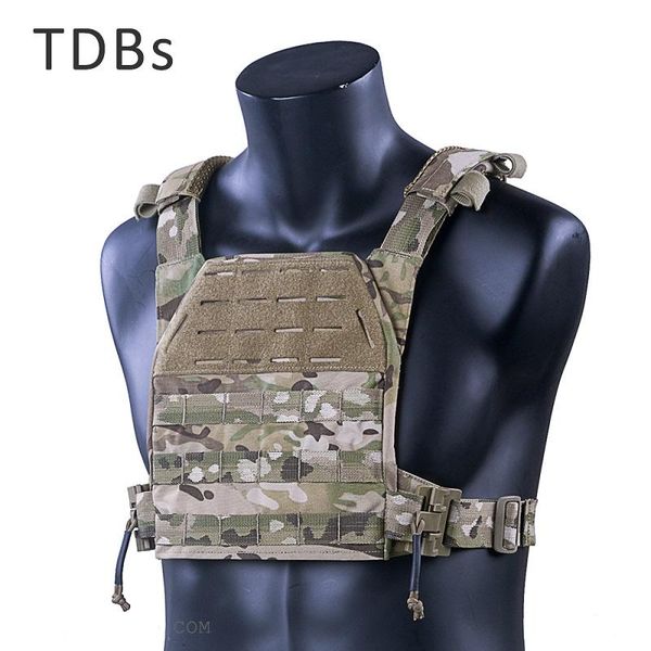 

protective vest for outdoor cs portable combat system hunting jackets, Camo;black