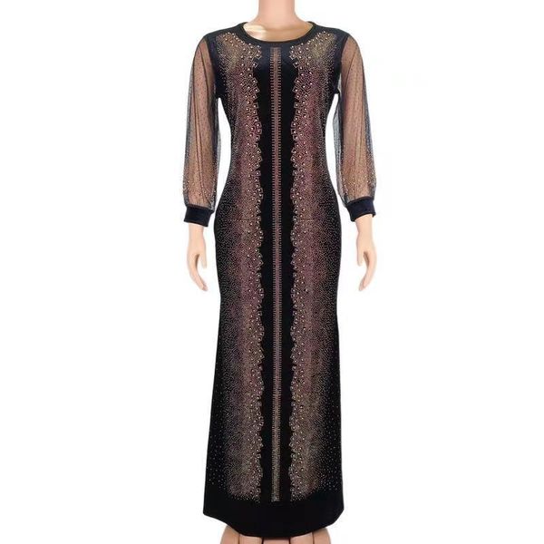 

ethnic clothing african dresses for women velvet print maxi dress evening party dashiki clothes plus size christmas robes, Red