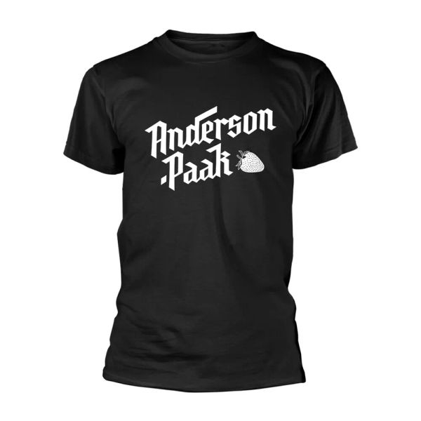 

anderson paak strawberry licensed men t-shirt, White;black