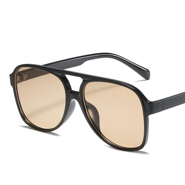 

sunglasses trending double bridges women pilot fashion men gradient shades uv400 sun glasses brand designer lentes de sol mujer, White;black