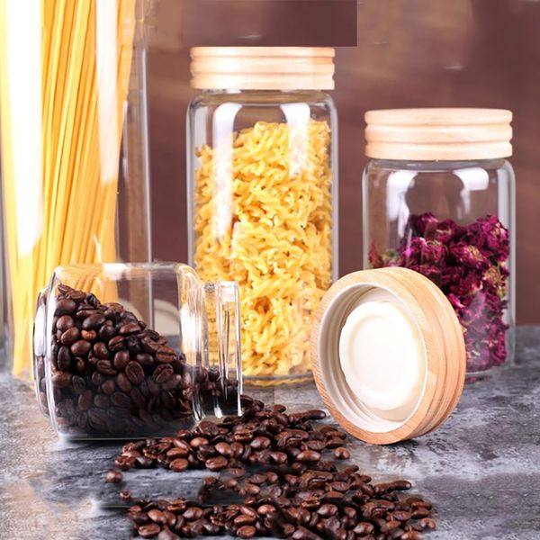 

storage bottles & jars glass potts seal tea wolfberry coffee bean container honey jar kitchen bus