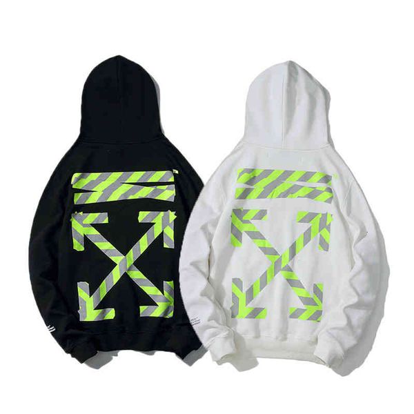 

reflective off cordon 3m style hoodie, Black