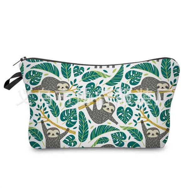 

hd 3d printed sloth makeup hand ladies' storage wash bag