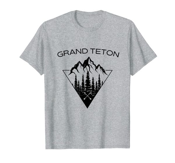 

grand teton national park wyoming souvenir gift grand teton t-shirt, White;black