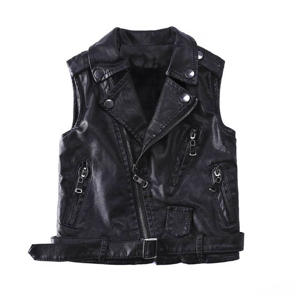 

waistcoat kids coat children winter warm vests girls clothes children's clothing boy leather armor spring and autumn pu pican shoulder, Camo