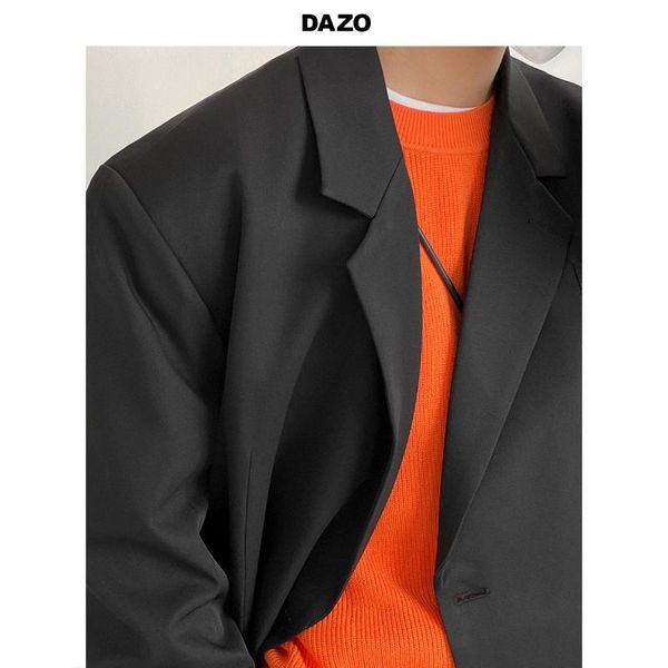 

men's suits & blazers spring and autumn suit jacket male korean version of loose casual ins trend wild handsome clothes single, White;black