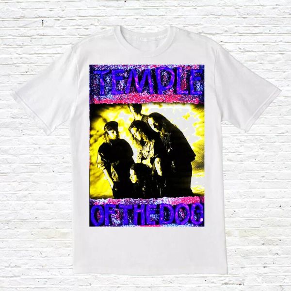 

temple of the dog t-shirt (pearl jam/soundgarden/grunge), White;black