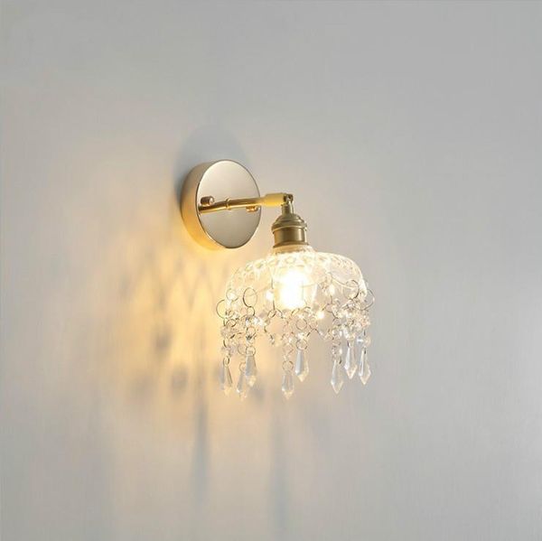 

japanese glass wall lamp nordic elegant bed porch bathroom cloakroom living room background mirror headlight
