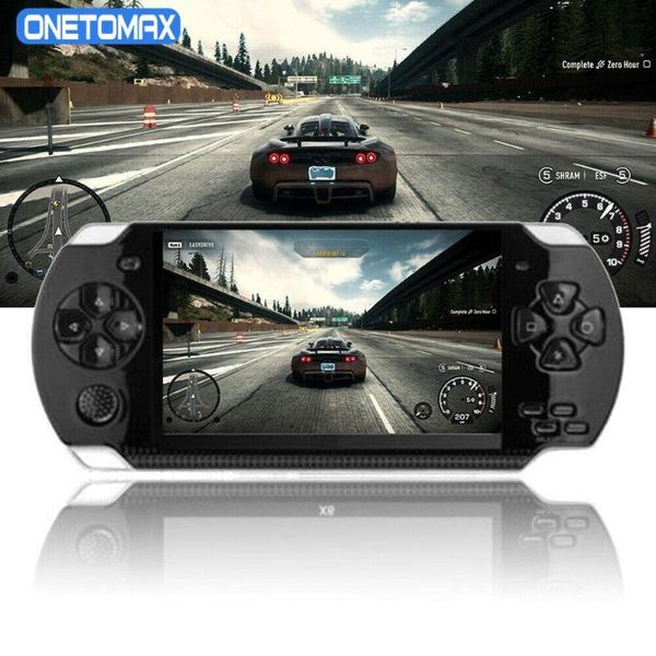 

portable game players x6 4.3-inch screen handheld 8gb console player 10000+games camera for psp