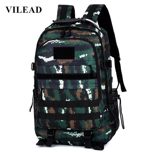 

vilead waterproof nylon camouflage tactical shoulder bag men outdoor travel backpack multi-functional sports hiking carrying bags