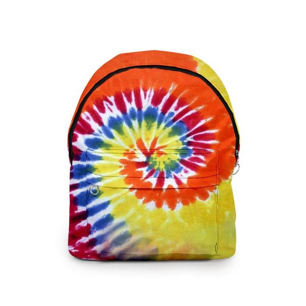 

summer women backpack tie dyed colorful waterproof beach bag men outside streetwear cool fashion laptop